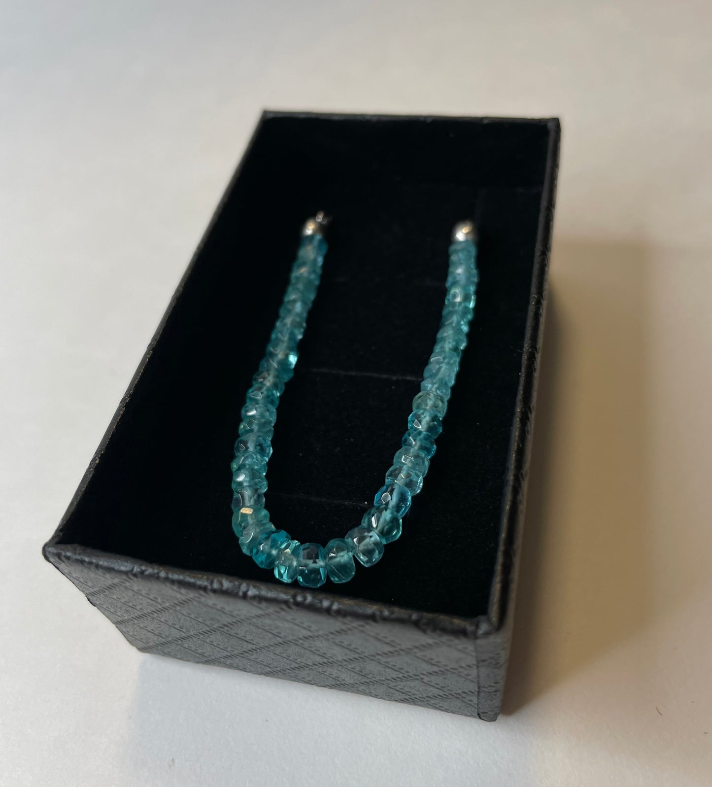 Electric Paraiba Apatite Bolo Bracelet