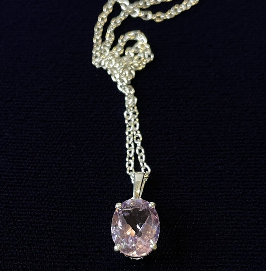 Rose De France Pink Amethyst Pendant