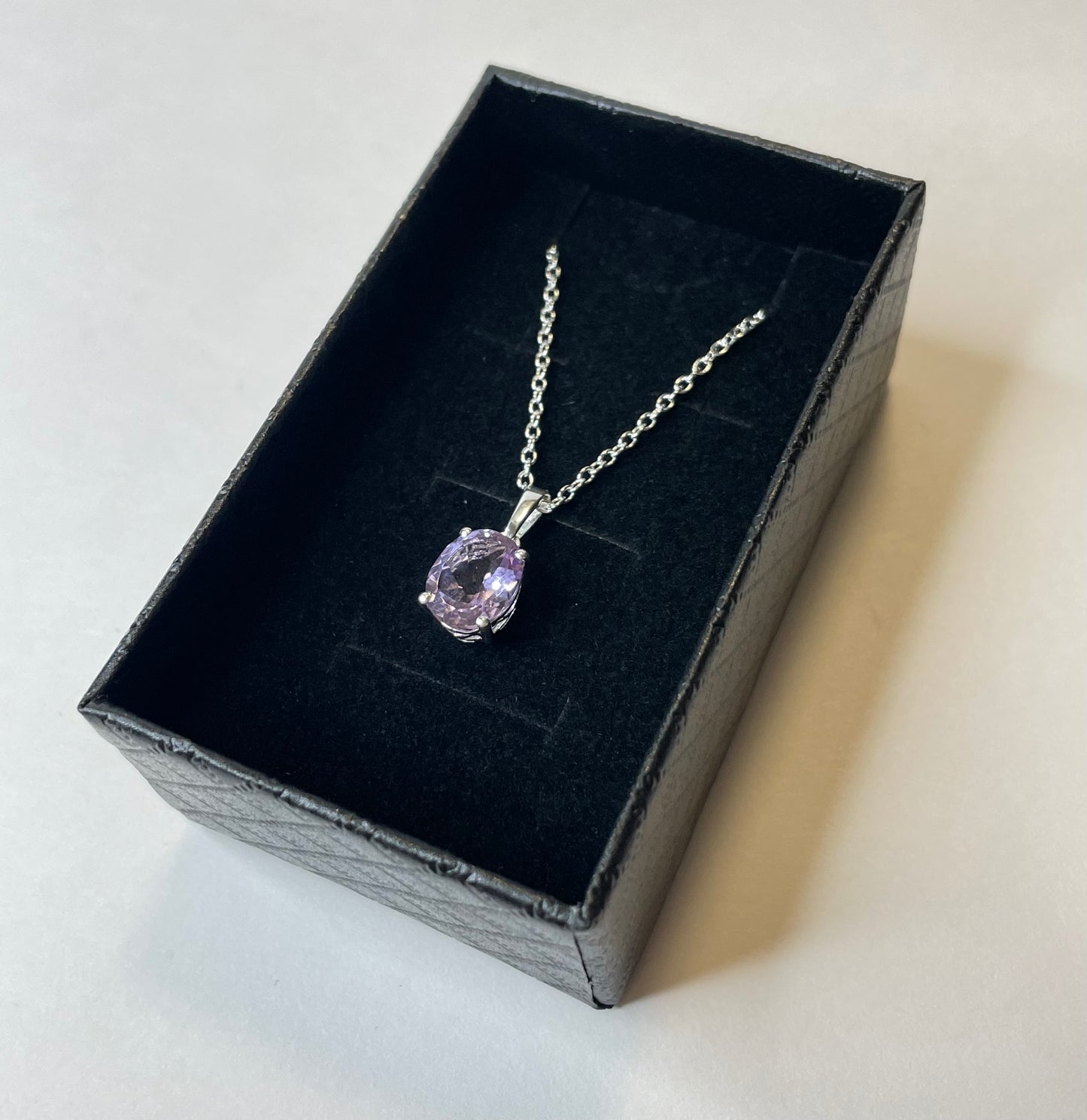 Rose De France Pink Amethyst Pendant