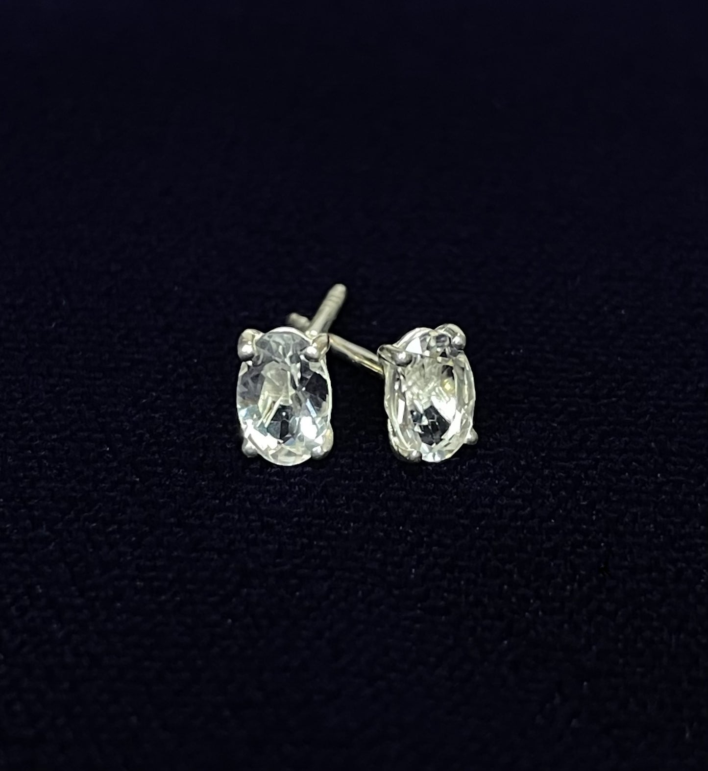 Starlight Oval Petalite Studs