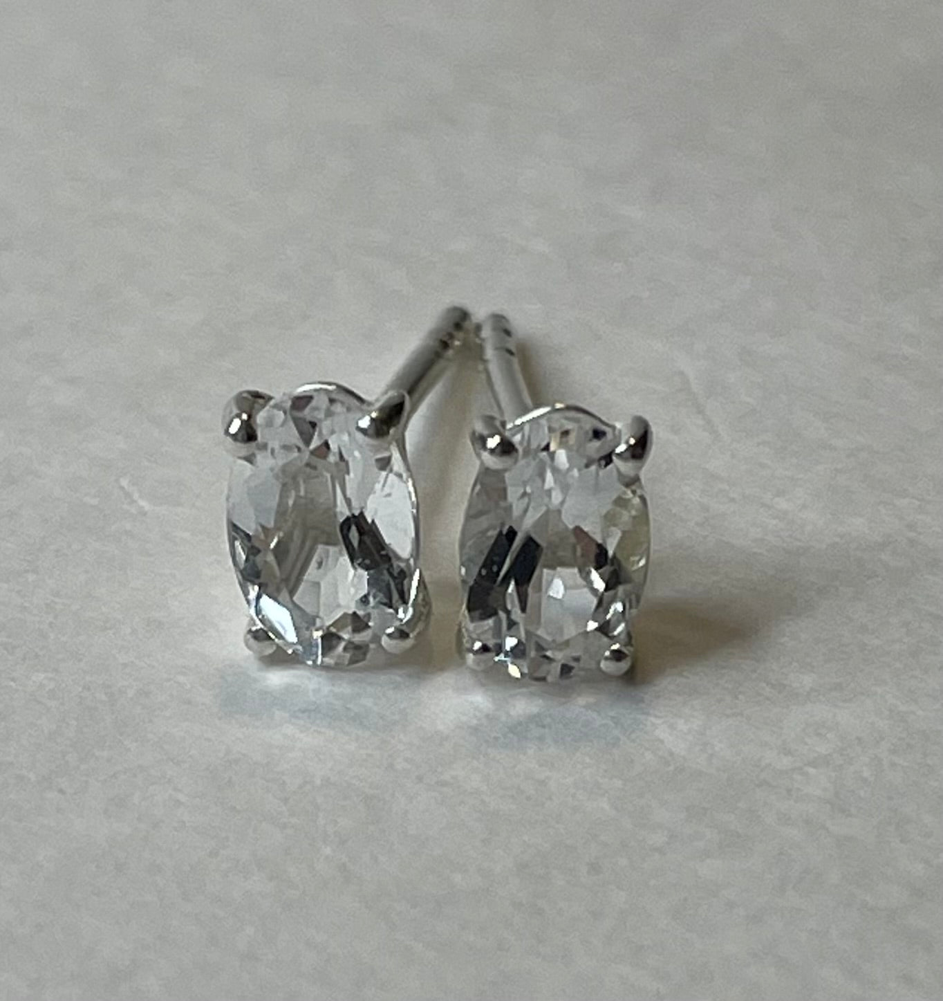 Starlight Oval Petalite Studs