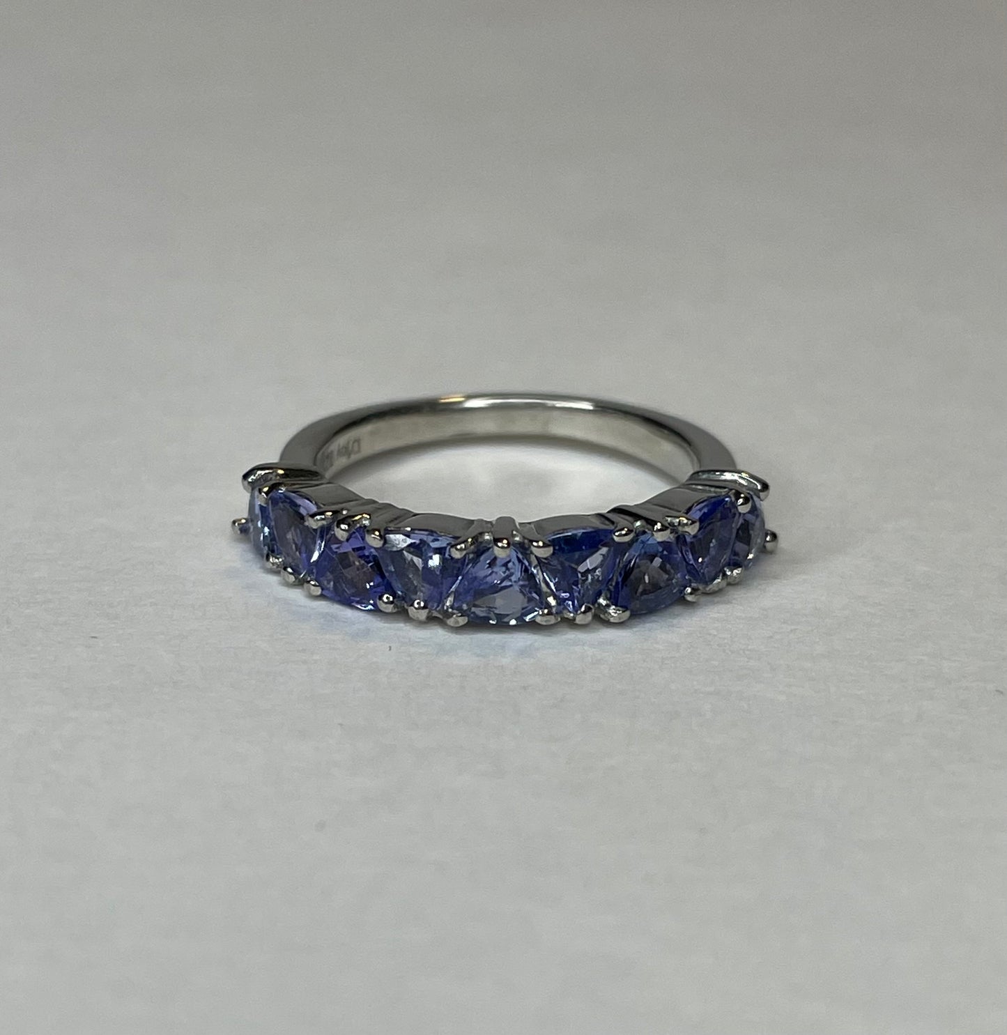 Tanzanite Eternity Ring - Size 5